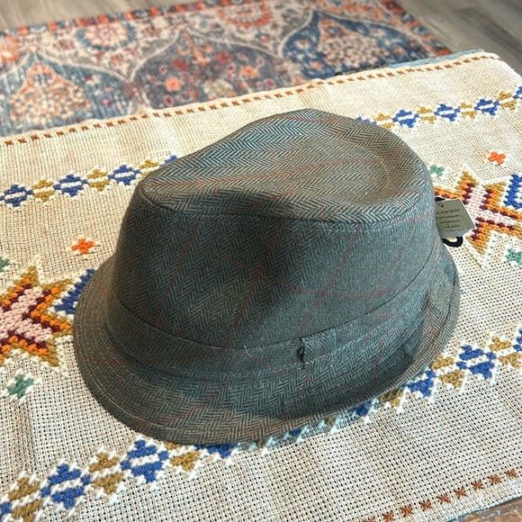 Lake Of The Isles Plaid Wool Fedora Hat Plaid - Picture 1 of 5